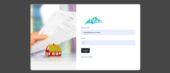 Sistema para imobiliárias